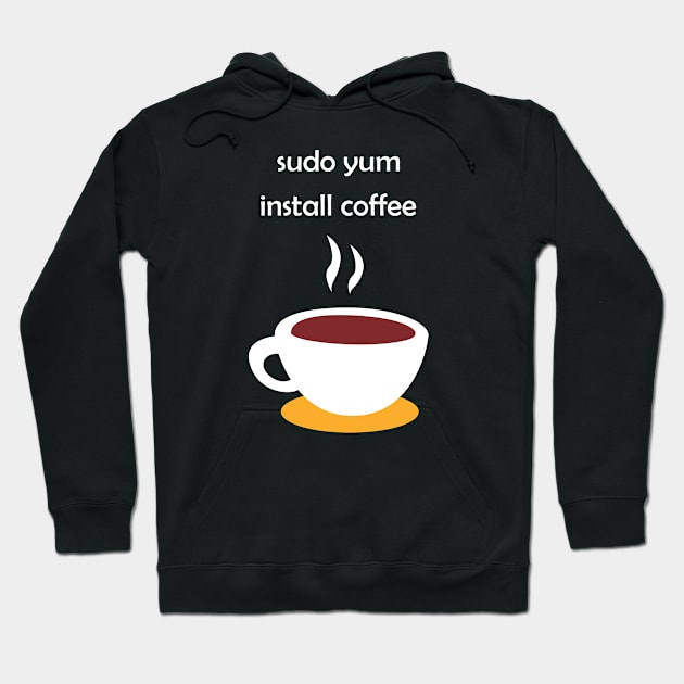 Linux Install Coffee Hoodie by superdupertees